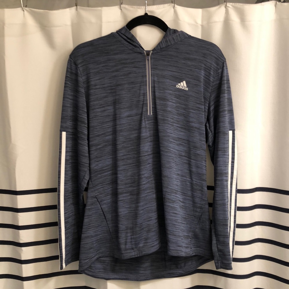 Adidas hooded dri-fit with pockets